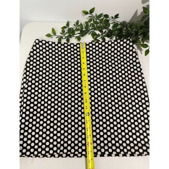 Liz Claiborne Black & White Polka Dot Skirt Medium - Picture 9 of 9